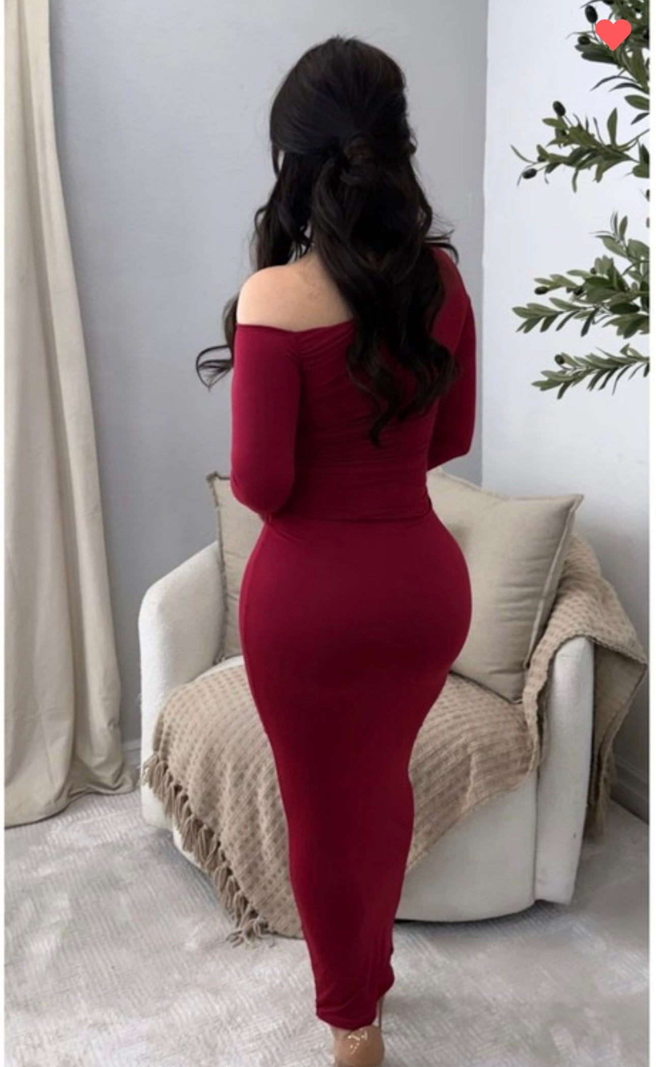 Savana Burgundy Dress