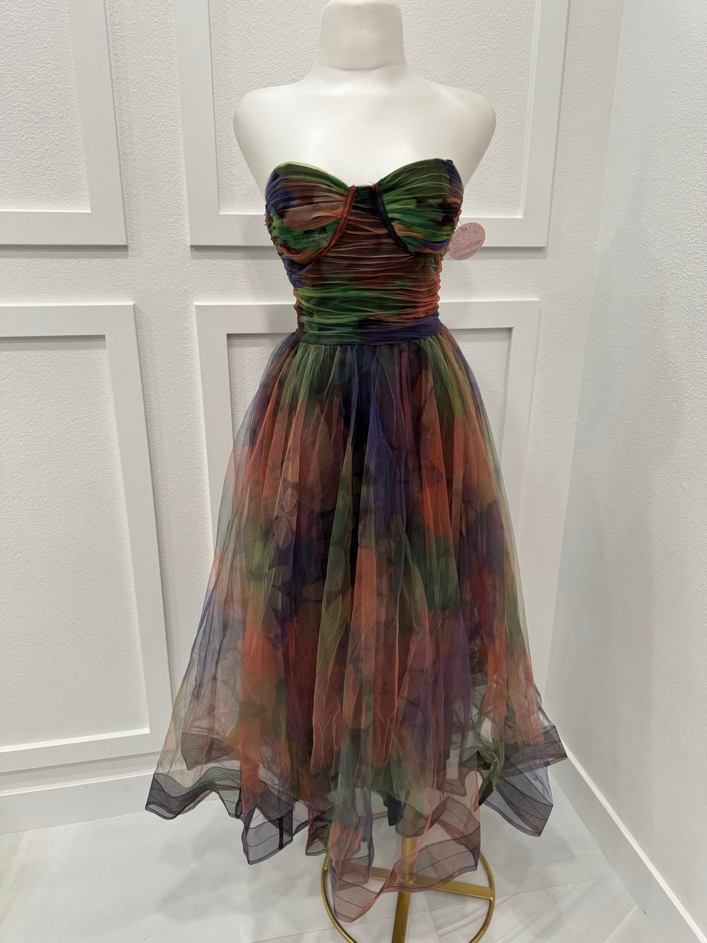 MULTI COLOR TULLE DRRES