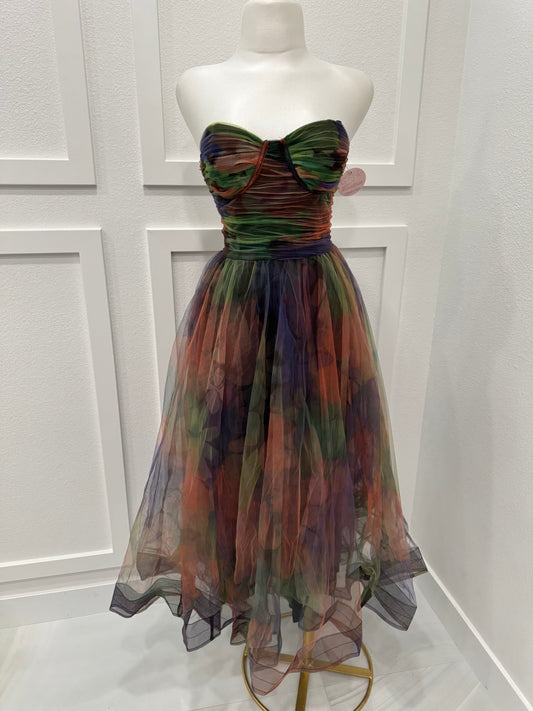 MULTI COLOR TULLE DRRES